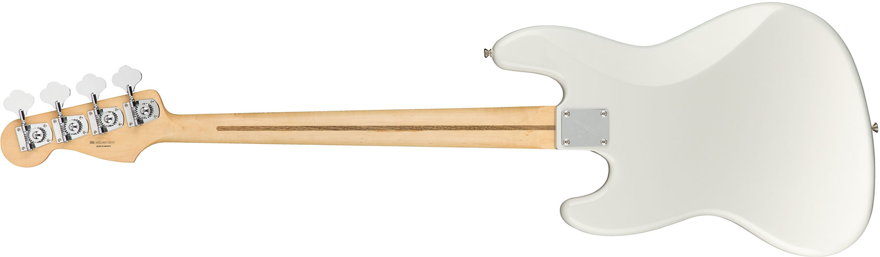 Fender Jazz Bass Player Mex Pf - Polar White - Bajo eléctrico de cuerpo sólido - Variation 1