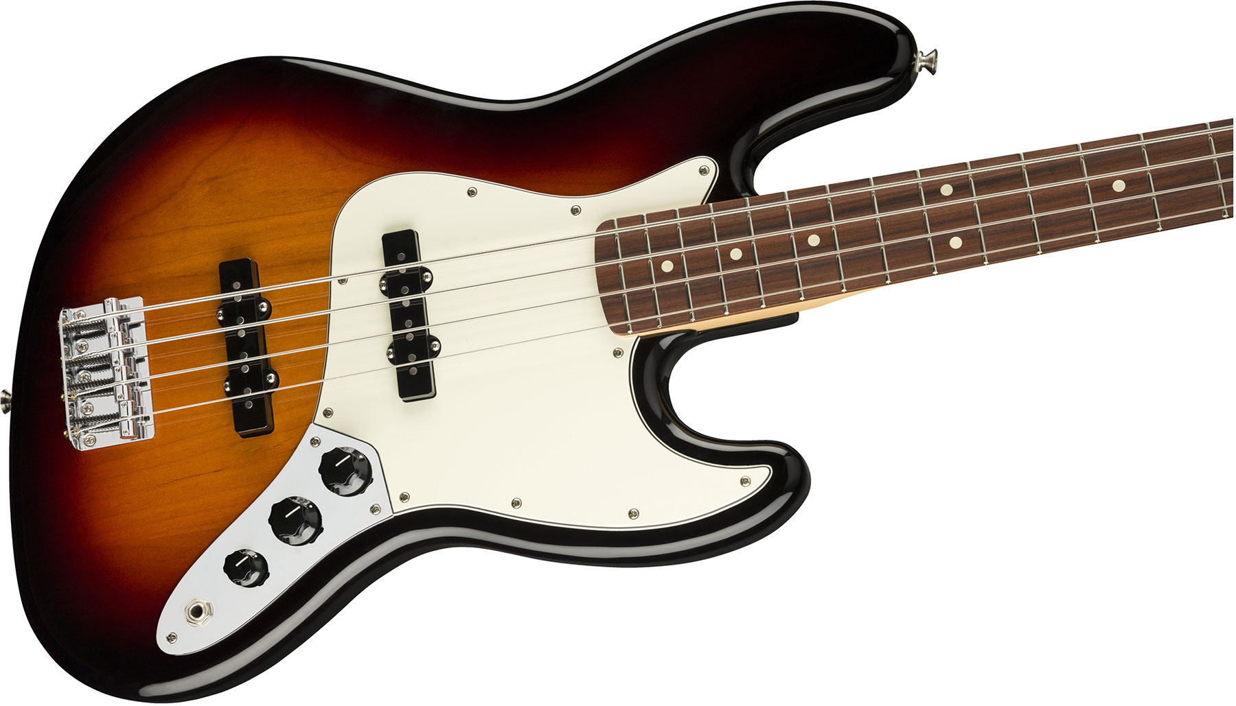 Fender Jazz Bass Player Mex Pf - 3-color Sunburst - Bajo eléctrico de cuerpo sólido - Variation 2