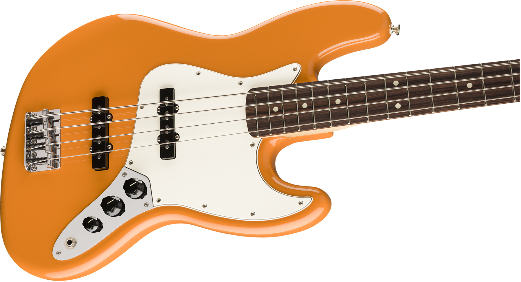Fender Jazz Bass Player Mex Pf - Capri Orange - Bajo eléctrico de cuerpo sólido - Variation 2