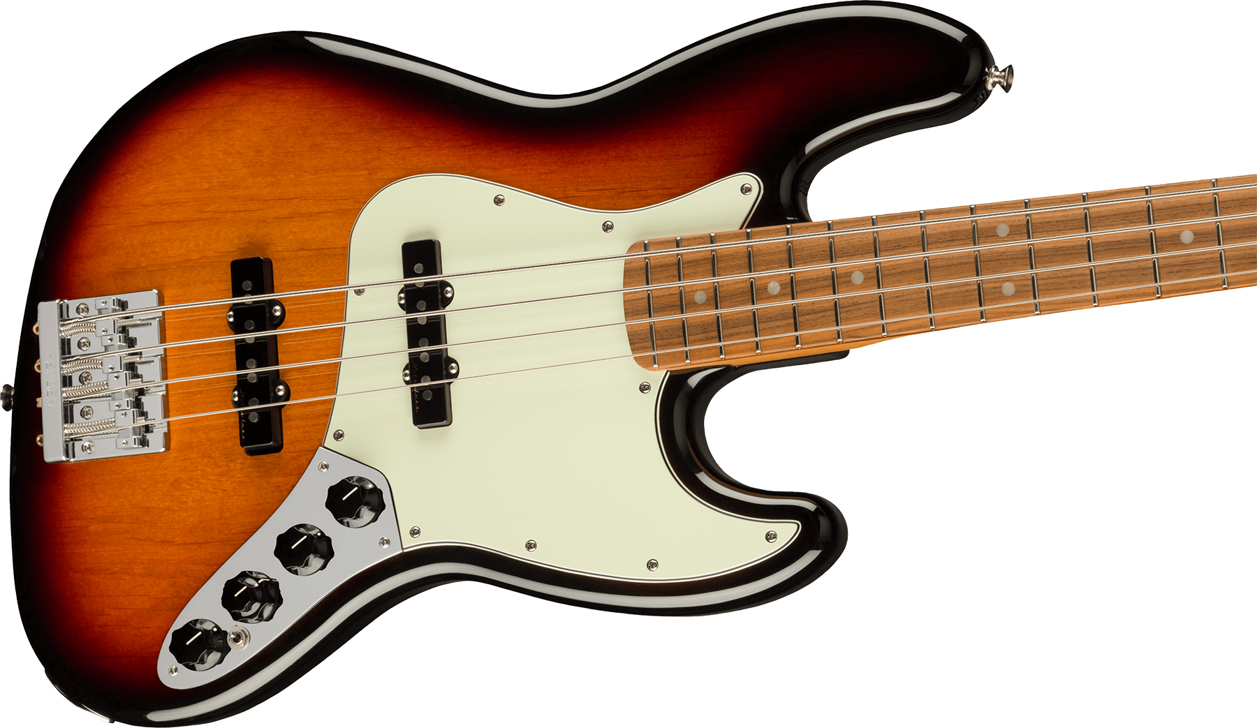 Fender Jazz Bass Player Plus Mex Active Pf - 3-color Sunburst - Bajo eléctrico de cuerpo sólido - Variation 2