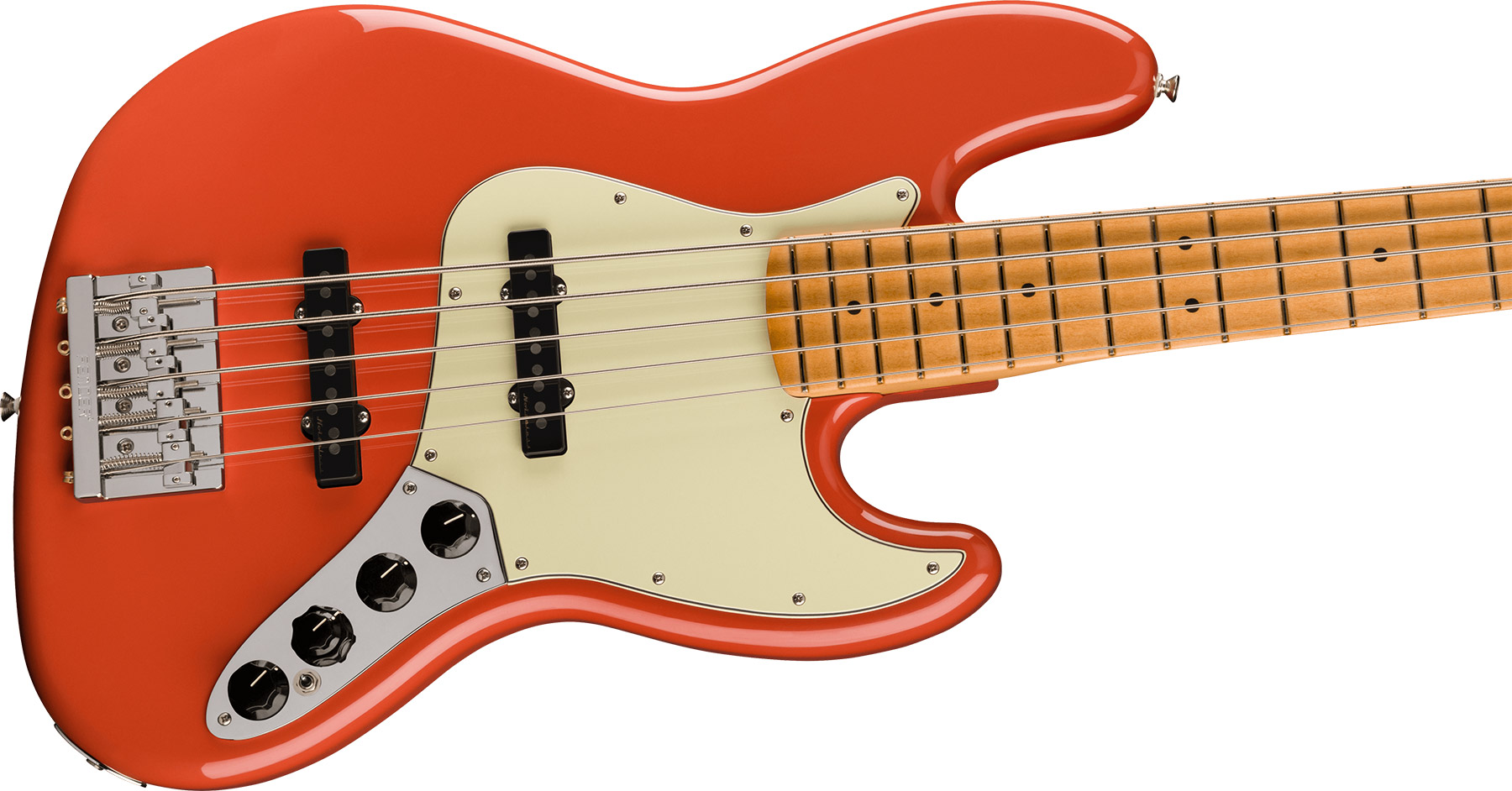 Fender Jazz Bass Player Plus V 2023 Mex 5c Active Mn - Fiesta Red - Bajo eléctrico de cuerpo sólido - Variation 2