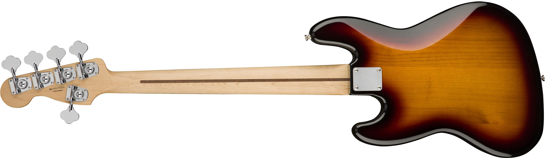 Fender Jazz Bass Player V 5-cordes Mex Pf - 3-color Sunburst - Bajo eléctrico de cuerpo sólido - Variation 1