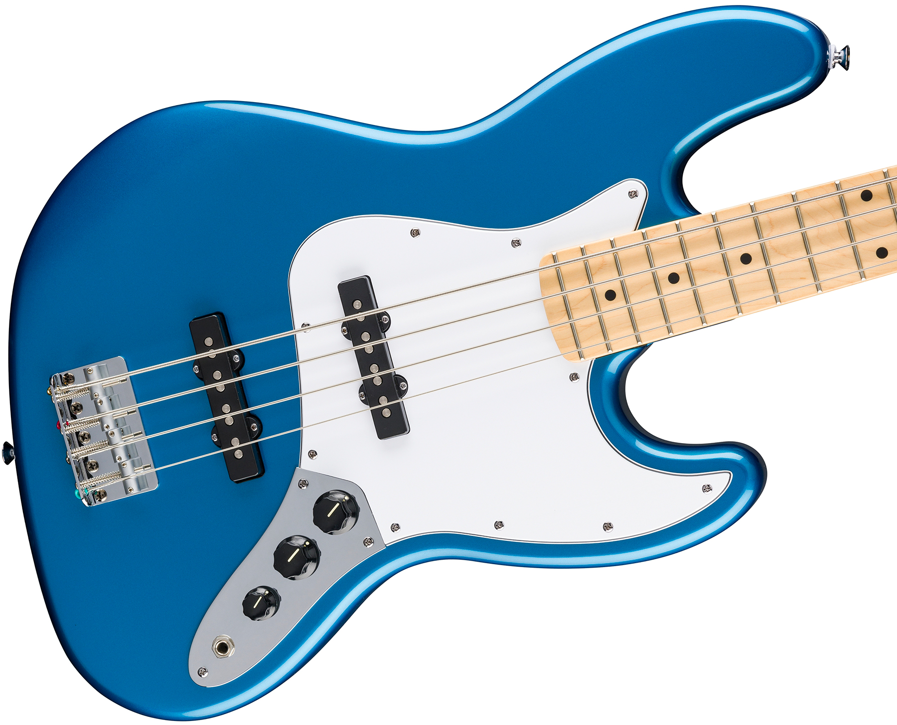 Fender Jazz Bass Standard Mex Mn - Aqua Marine Metallic - Bajo eléctrico de cuerpo sólido - Variation 2