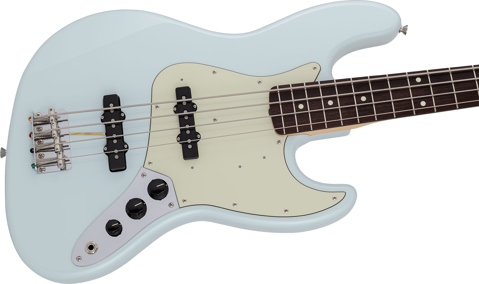 Fender Jazz Bass Traditional 60s Jap 2s Trem Rw - Sonic Blue - Bajo eléctrico de cuerpo sólido - Variation 2