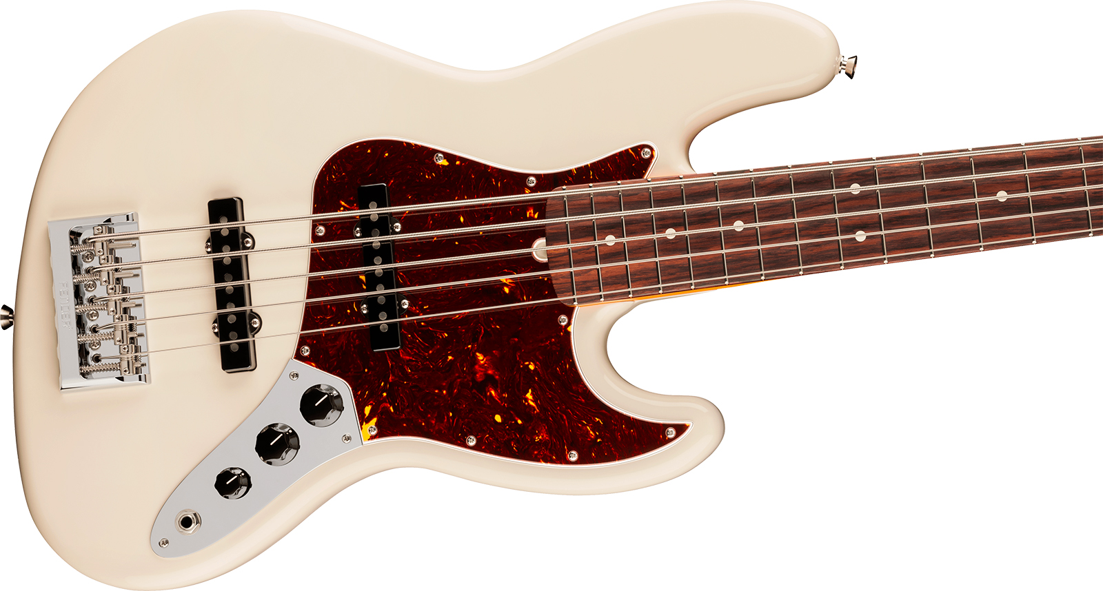 Fender Jazz Bass V American Pro. Usa 5c Rw - Olympic White - Bajo eléctrico de cuerpo sólido - Variation 2