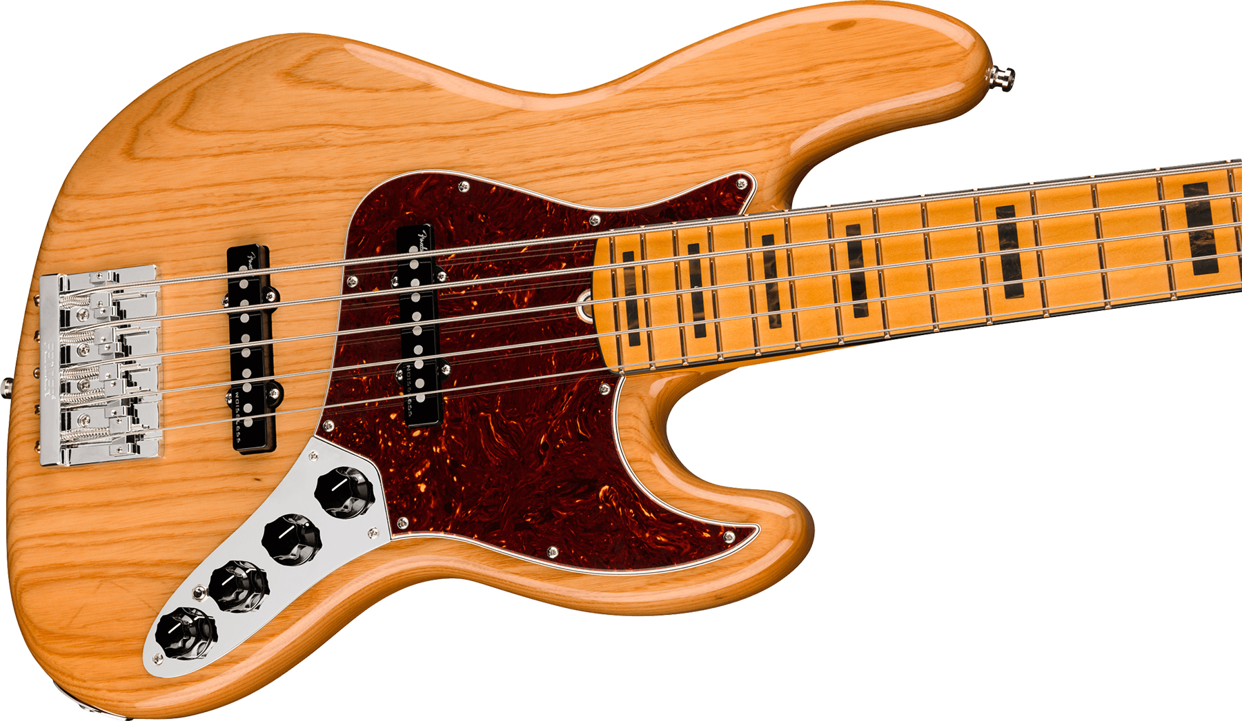 Fender Jazz Bass V American Ultra 2019 Usa 5-cordes Mn - Aged Natural - Bajo eléctrico de cuerpo sólido - Variation 2