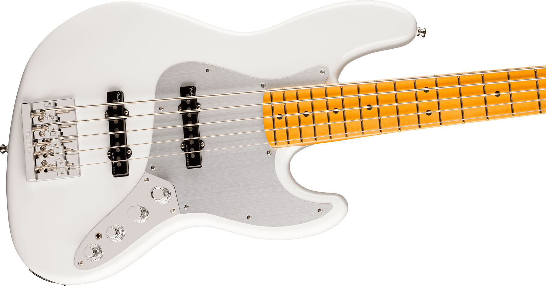 Fender Jazz Bass V American Ultra Ii Usa 5c Active Mn - Avalanche - Bajo eléctrico de cuerpo sólido - Variation 2