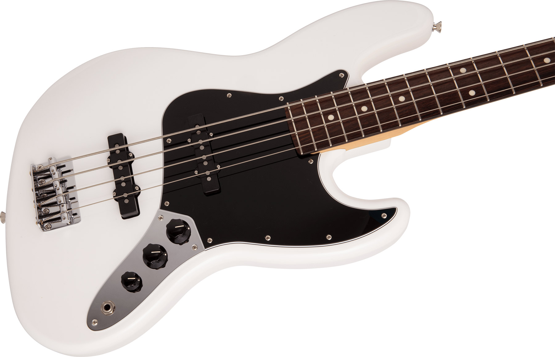 Fender Jazz Bass Hybrid Ii Mij Jap 2s Trem Rw - Arctic White - Bajo eléctrico de cuerpo sólido - Variation 2