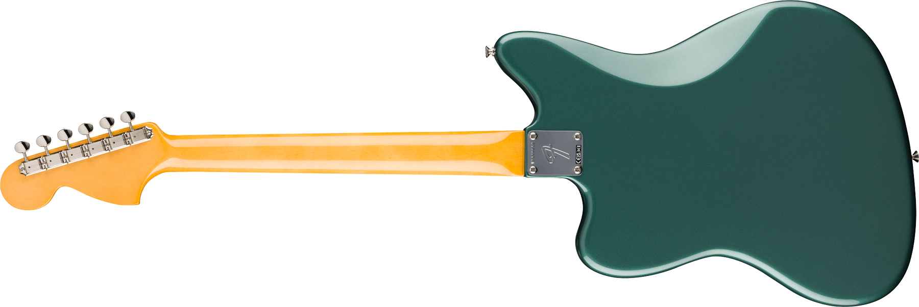 Fender Jazzmaster 1966 American Vintage Ii Usa 2s Trem Rw - Sherwood Green Metallic - Guitarra electrica retro rock - Variation 1