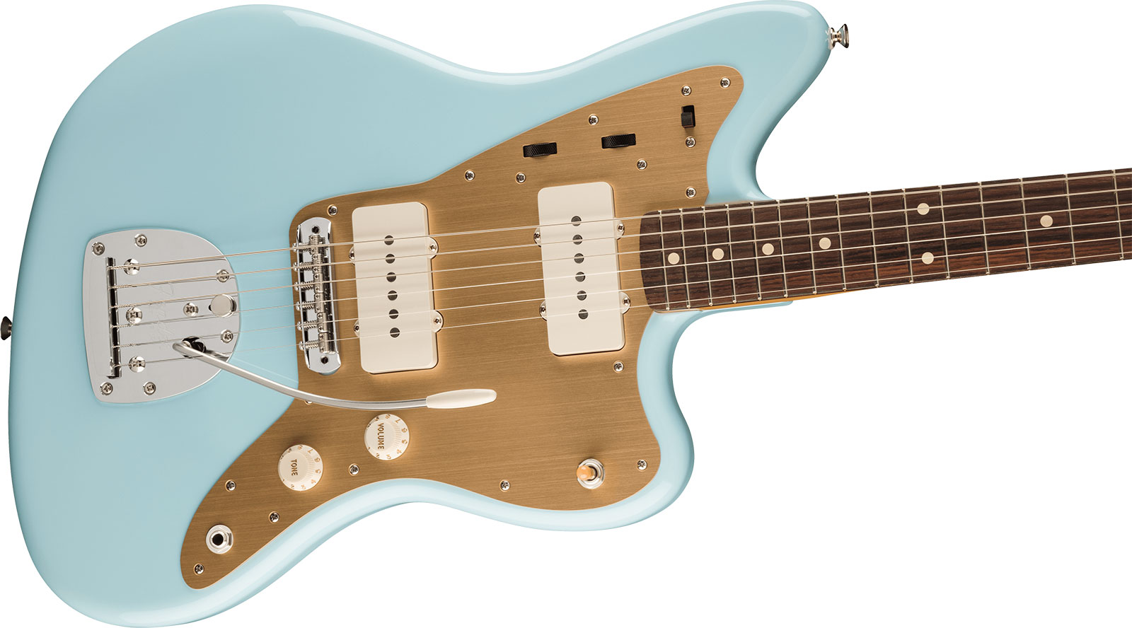 Fender Jazzmaster 50s Vintera 2 Mex 2s Trem Rw - Sonic Blue - Guitarra electrica retro rock - Variation 2