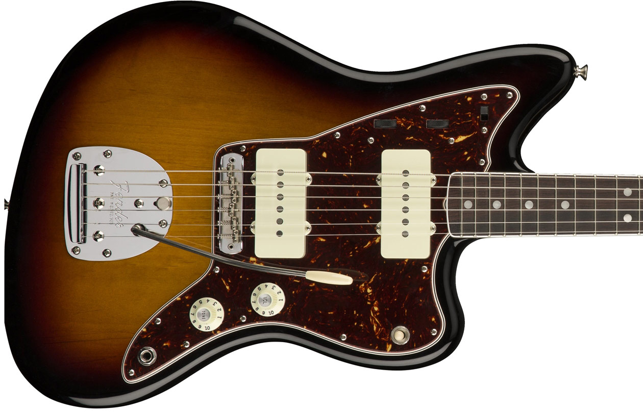 Fender Jazzmaster '60s American Original Usa Ss Rw - 3-color Sunburst - Guitarra electrica retro rock - Variation 1