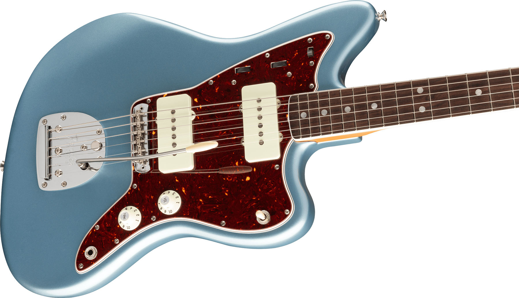 Fender Jazzmaster '60s American Original Usa Ss Rw - Ice Blue Metallic - Guitarra electrica retro rock - Variation 2