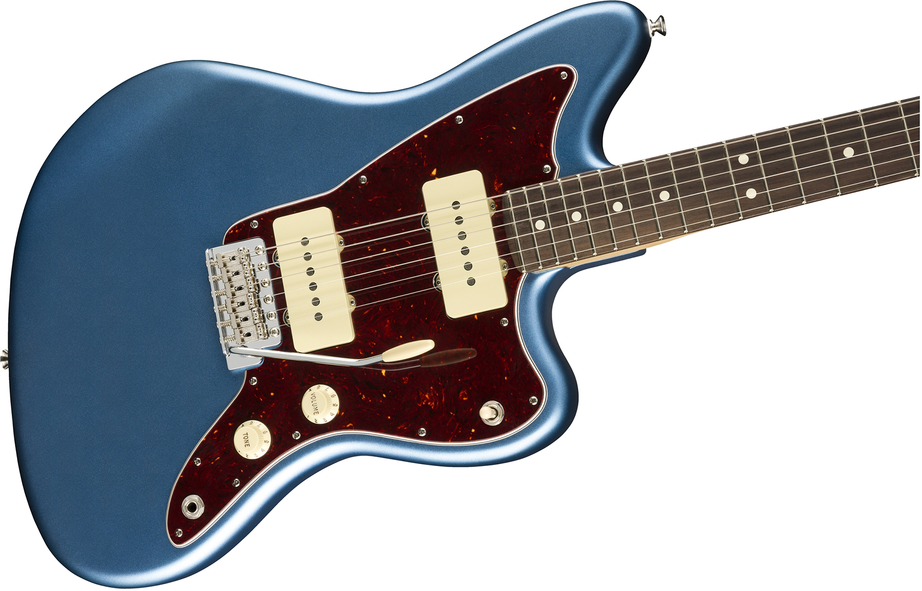 Fender Jazzmaster American Performer Usa Ss Rw - Satin Lake Placid Blue - Guitarra eléctrica de doble corte - Variation 2