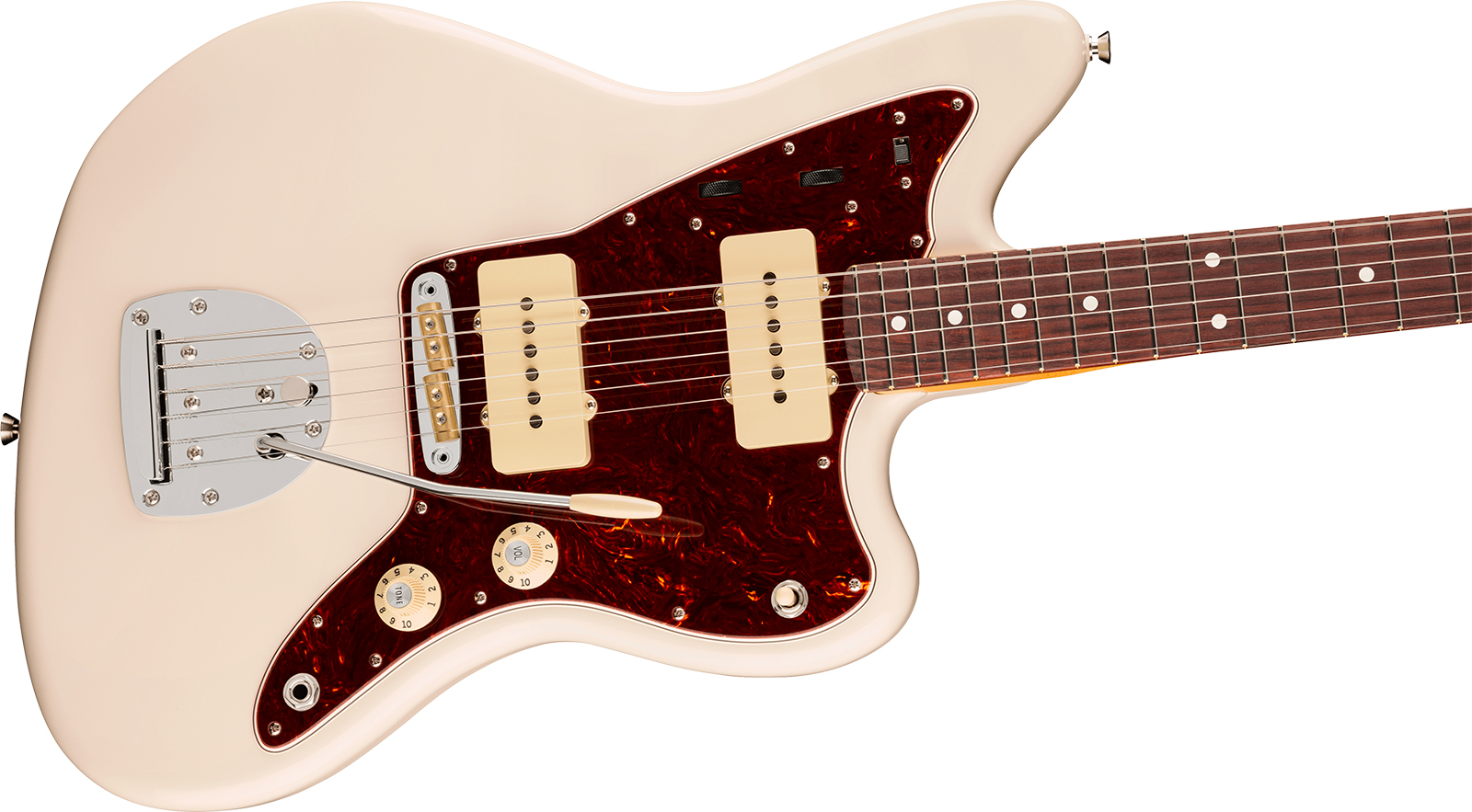 Fender Jazzmaster American Pro. Usa  2s Trem Rw - Olympic White - Guitarra electrica retro rock - Variation 2