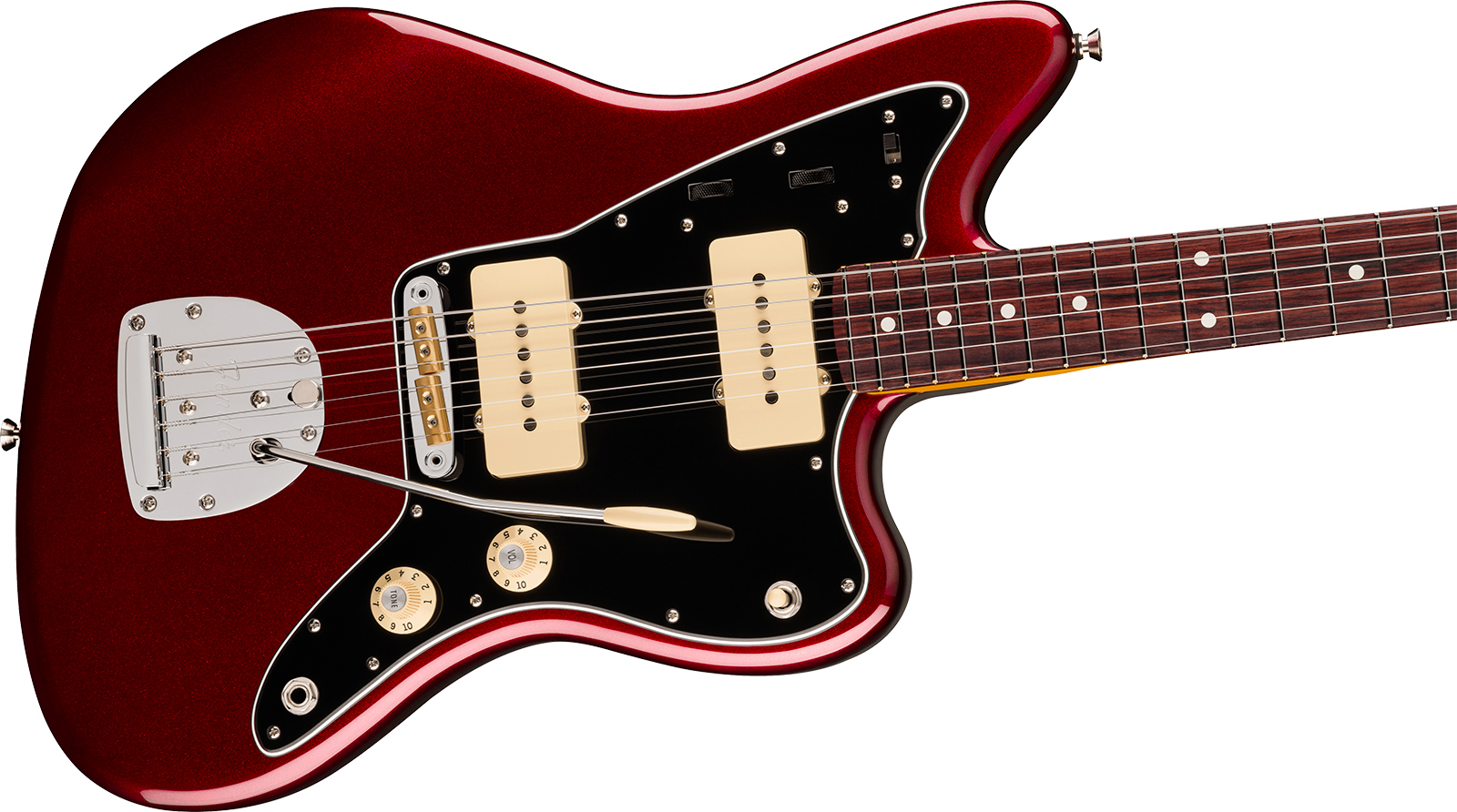 Fender Jazzmaster American Pro. Usa  2s Trem Rw - Oxblood - Guitarra electrica retro rock - Variation 2