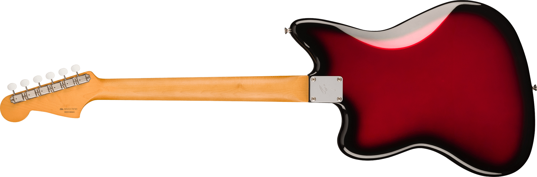 Fender Jazzmaster Gold Foil Ltd Mex 3mh Trem Bigsby Eb - Candy Apple Burst - Guitarra electrica retro rock - Variation 1