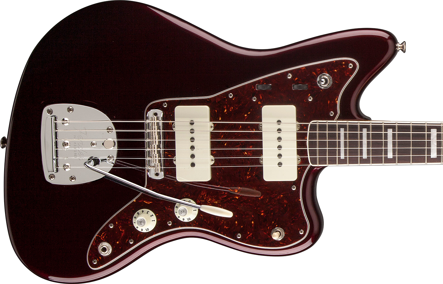 Fender Troy Van Leeuwen Jazzmaster Signature Mex Rw - Oxblood - Guitarra electrica retro rock - Variation 2