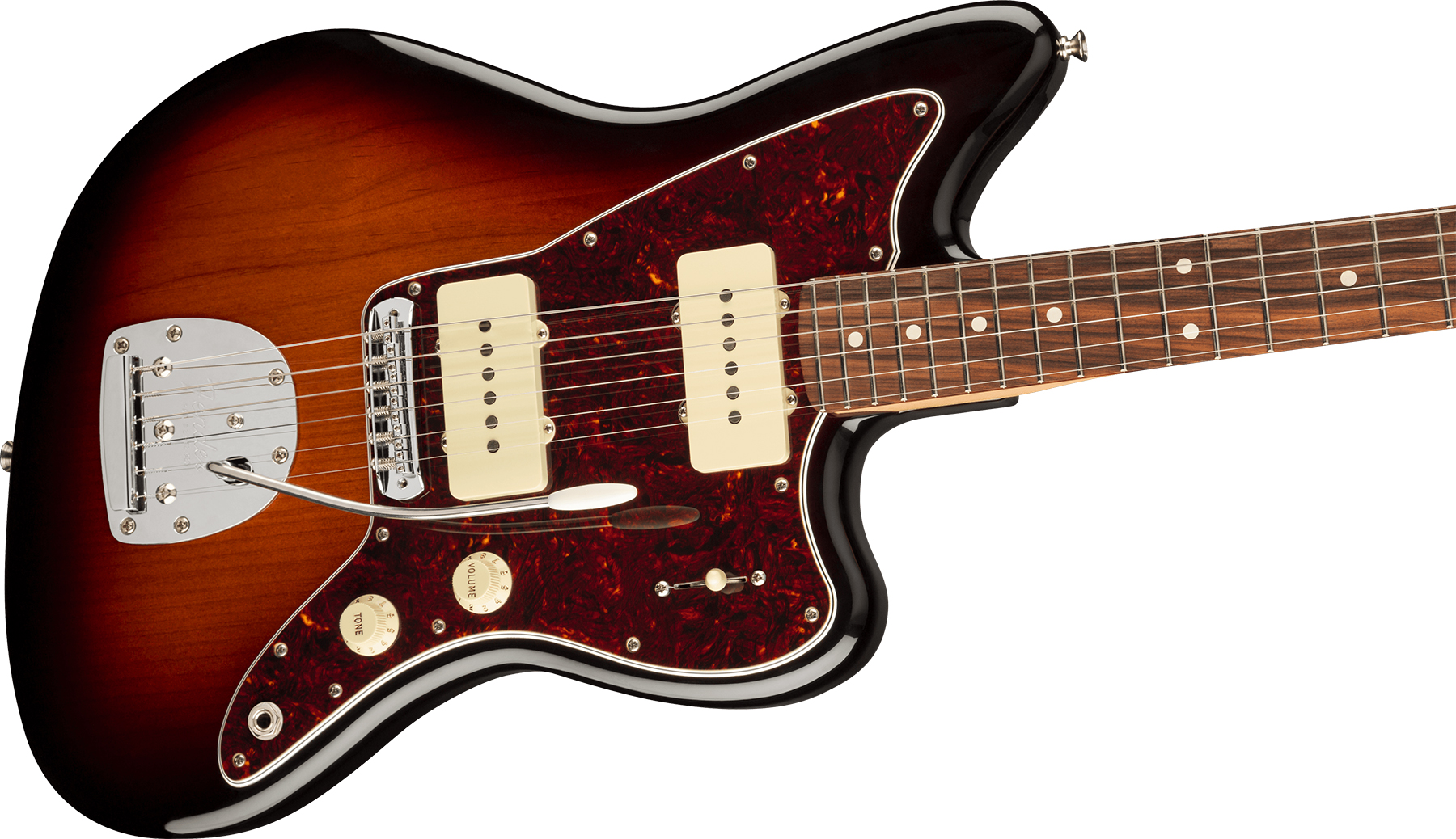 Fender Jazzmaster Player Ltd 2s Trem Pf - 3-color Sunburst - Guitarra electrica retro rock - Variation 2