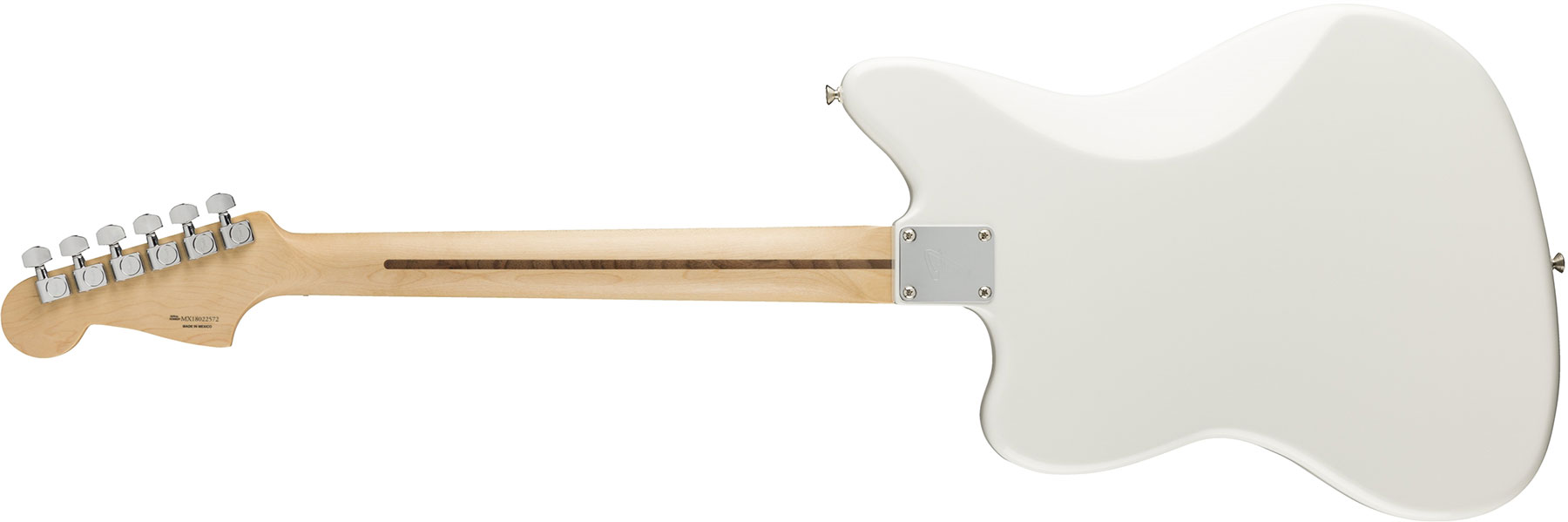 Fender Jazzmaster Player Mex Hh Pf - Polar White - Guitarra electrica retro rock - Variation 1