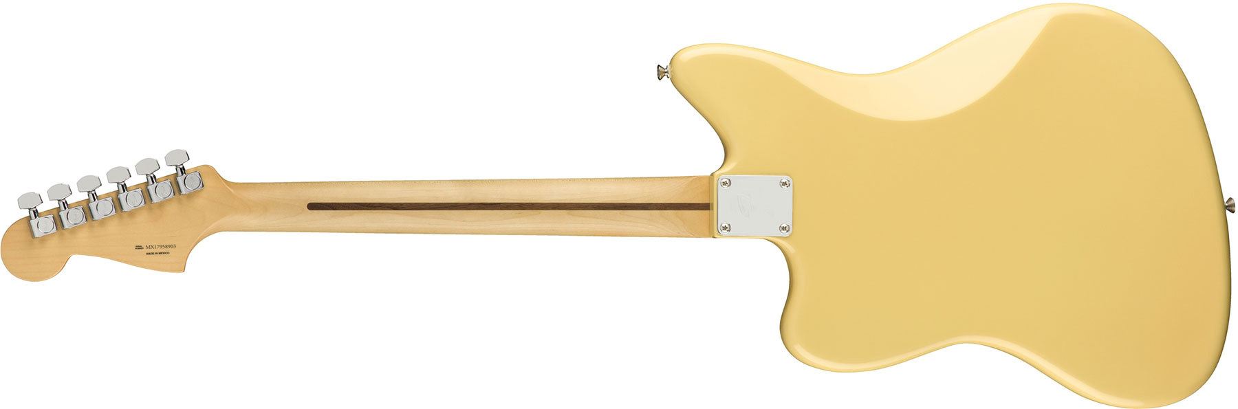 Fender Jazzmaster Player Mex Hh Pf - Buttercream - Guitarra electrica retro rock - Variation 1
