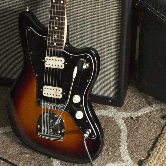 Fender Jazzmaster Player Mex Hh Pf - 3-color Sunburst - Guitarra electrica retro rock - Variation 4