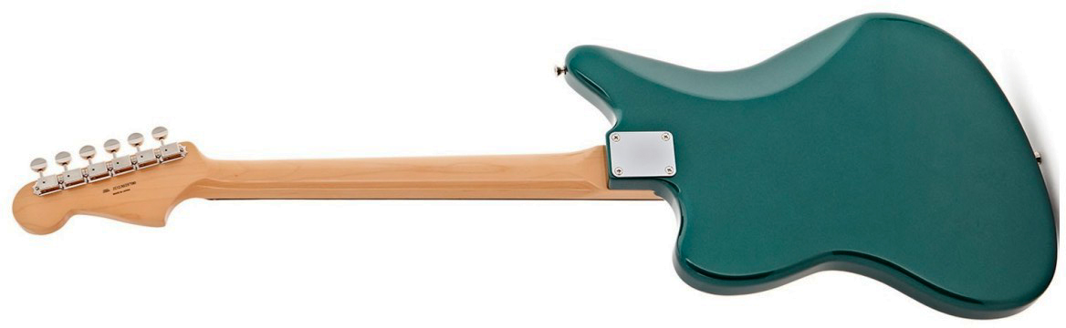 Fender Jazzmaster Traditional Ii 60s Mij Trem 2s Rw - Sherwood Green Metallic - Guitarra electrica retro rock - Variation 1