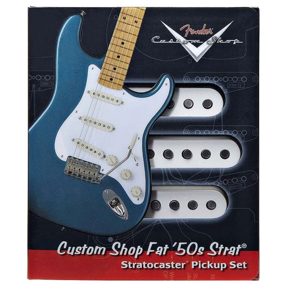 Pastilla guitarra eléctrica Fender Pickups Custom Shop Fat 50 Strat Set
