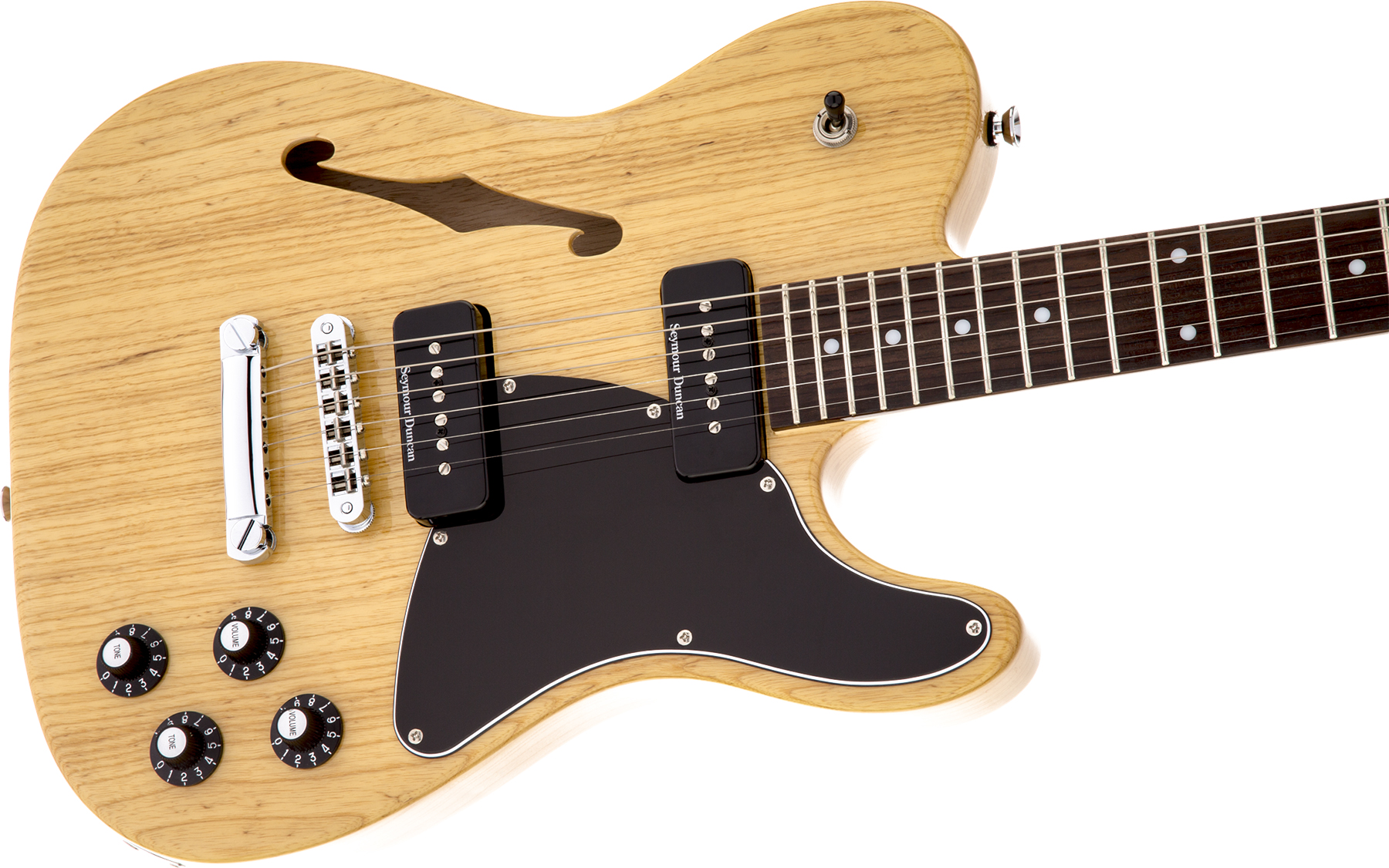 Fender Jim Adkins Tele Ja-90 Mex Signature 2p90 Lau - Natural - Guitarra eléctrica con forma de tel - Variation 2