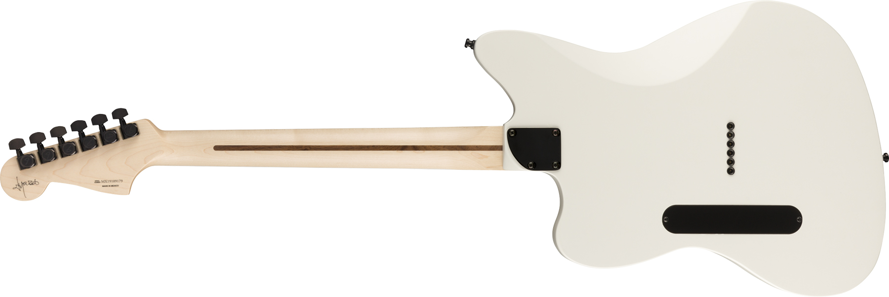 Fender Jim Root Jazzmaster V4 Mex Signature Hh Emg Ht Eb - Artic White - Guitarra electrica retro rock - Variation 1