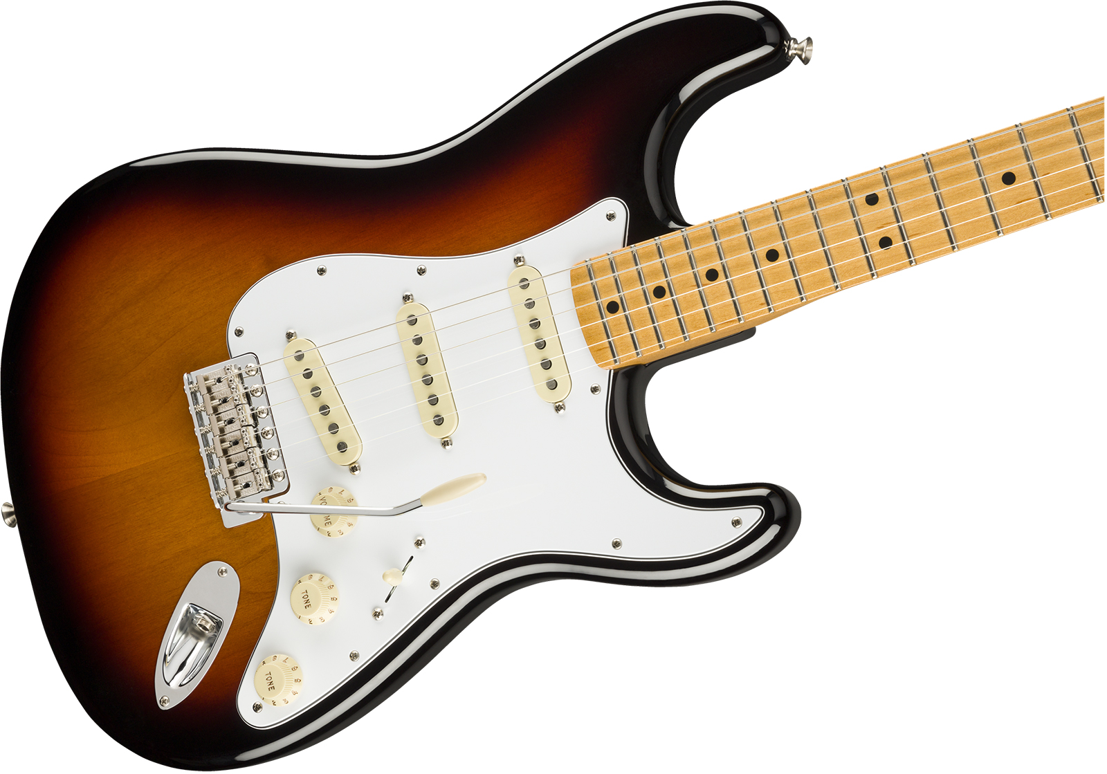 Fender Jimi Hendrix Strat Mex Signature 3s Trem Mn - 3-color Sunburst - Guitarra eléctrica con forma de str. - Variation 2