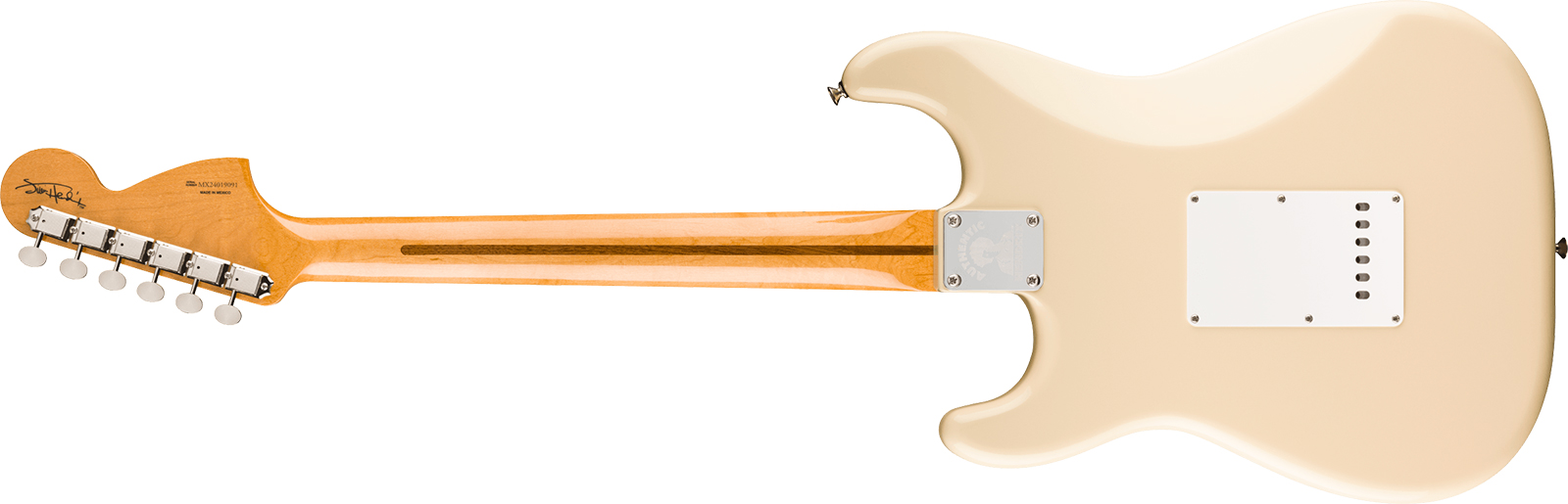 Fender Jimi Hendrix Strat Mex Signature 3s Trem Mn - Olympic White - Guitarra eléctrica con forma de str. - Variation 7