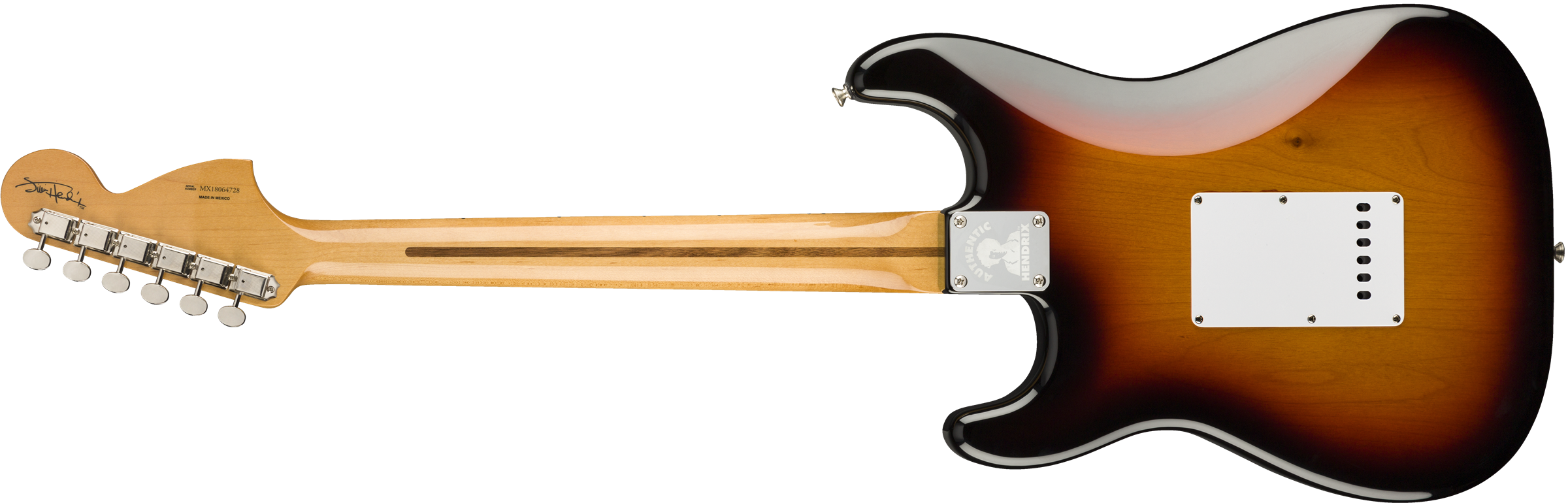 Fender Jimi Hendrix Strat Signature 2018 Mn - 3-color Sunburst - Guitarra eléctrica con forma de str. - Variation 1