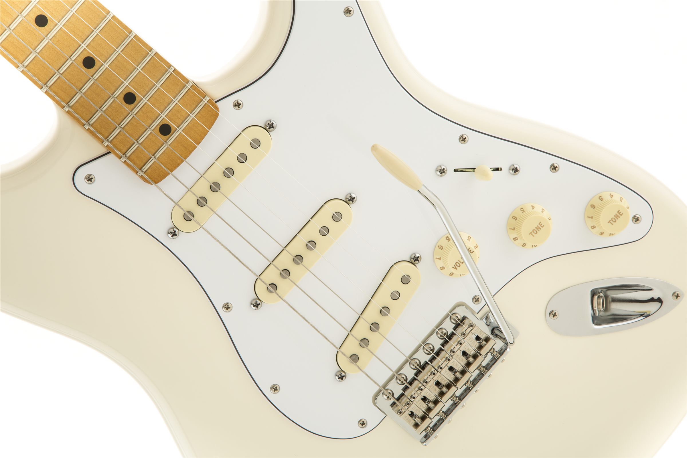Fender Jimi Hendrix Stratocaster (mex, Mn) - Olympic White - Guitarra eléctrica con forma de str. - Variation 2