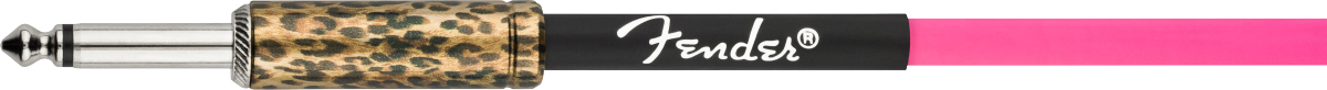 Fender Joe Strummer Cable Instrument Droit/droit 13-ft / 4m Pink Leopard - Cable - Variation 2