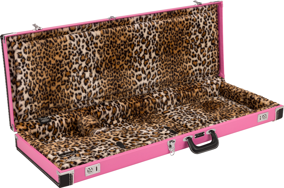 Fender Joe Strummer Strat/tele Electric Guitar Case Pink Leopard - Maleta para guitarra eléctrica - Variation 2