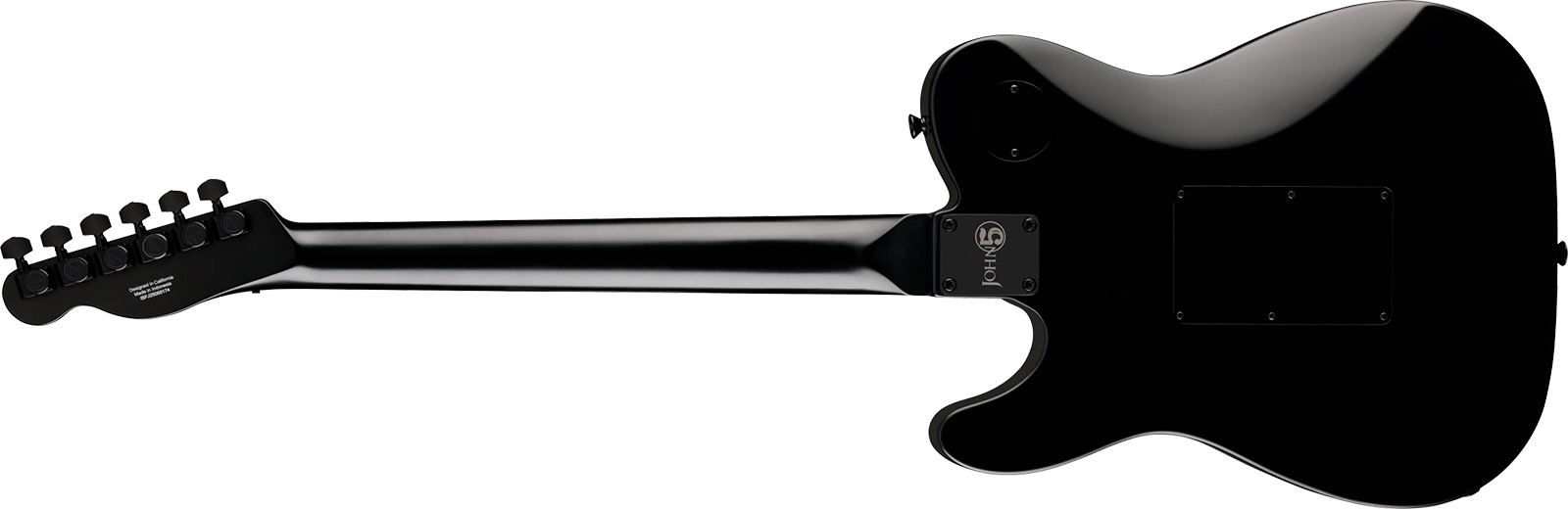 Fender John Five Tele Phantom Signature Ind 2h Dimarzio Fr Eb - Black - Guitarra eléctrica de autor - Variation 1