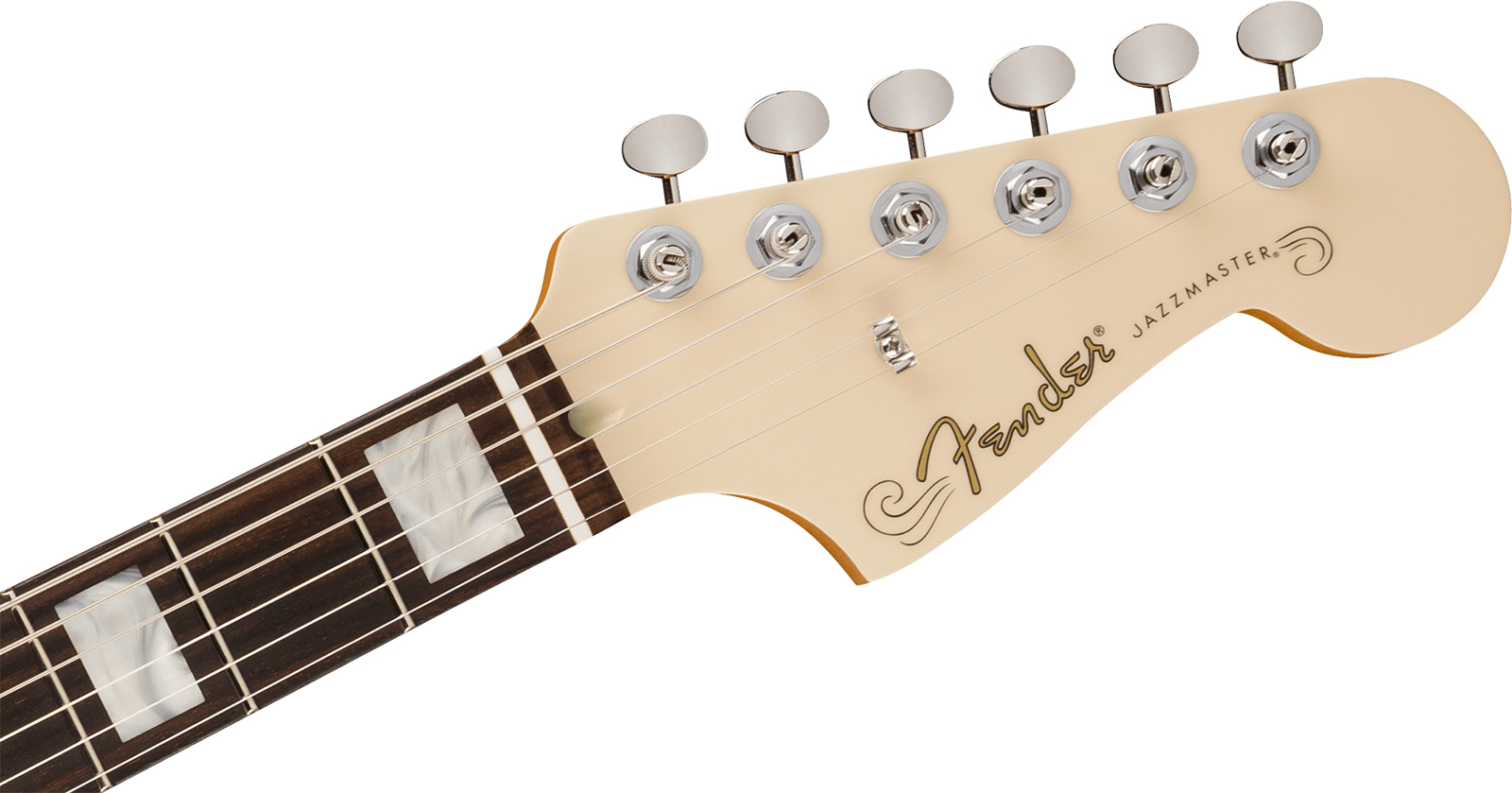 Fender Kim Gordon Jazzmaster Mex Ltd Signature Ltd 2s Trem Rw - Olympic White - Guitarra eléctrica de autor - Variation 3