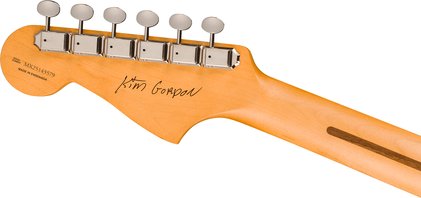 Fender Kim Gordon Jazzmaster Mex Ltd Signature Ltd 2s Trem Rw - Olympic White - Guitarra eléctrica de autor - Variation 4