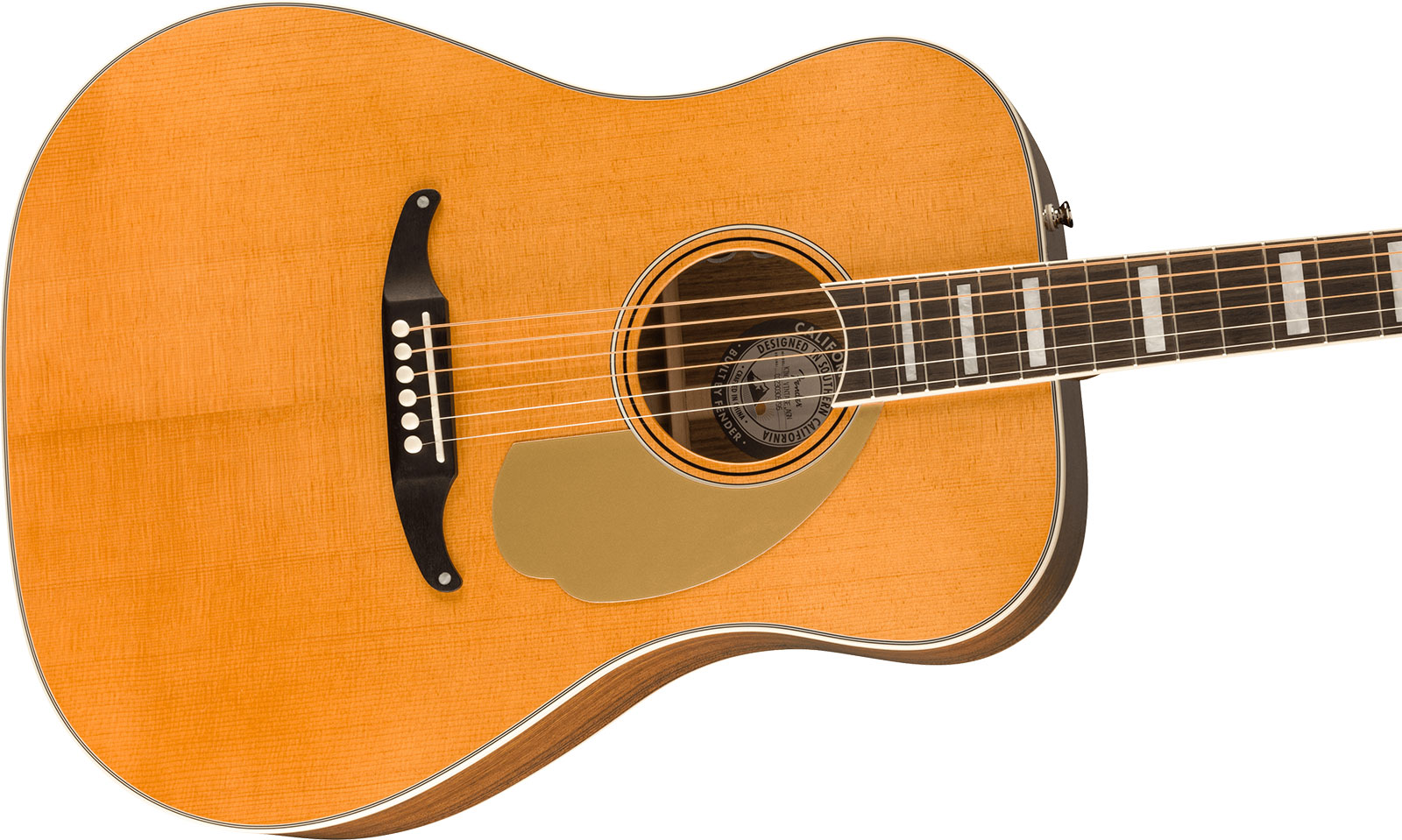 Fender King Vintage California Dreadnought Epicea Ovangkol Ova - Aged Natural - Guitarra electro acustica - Variation 2