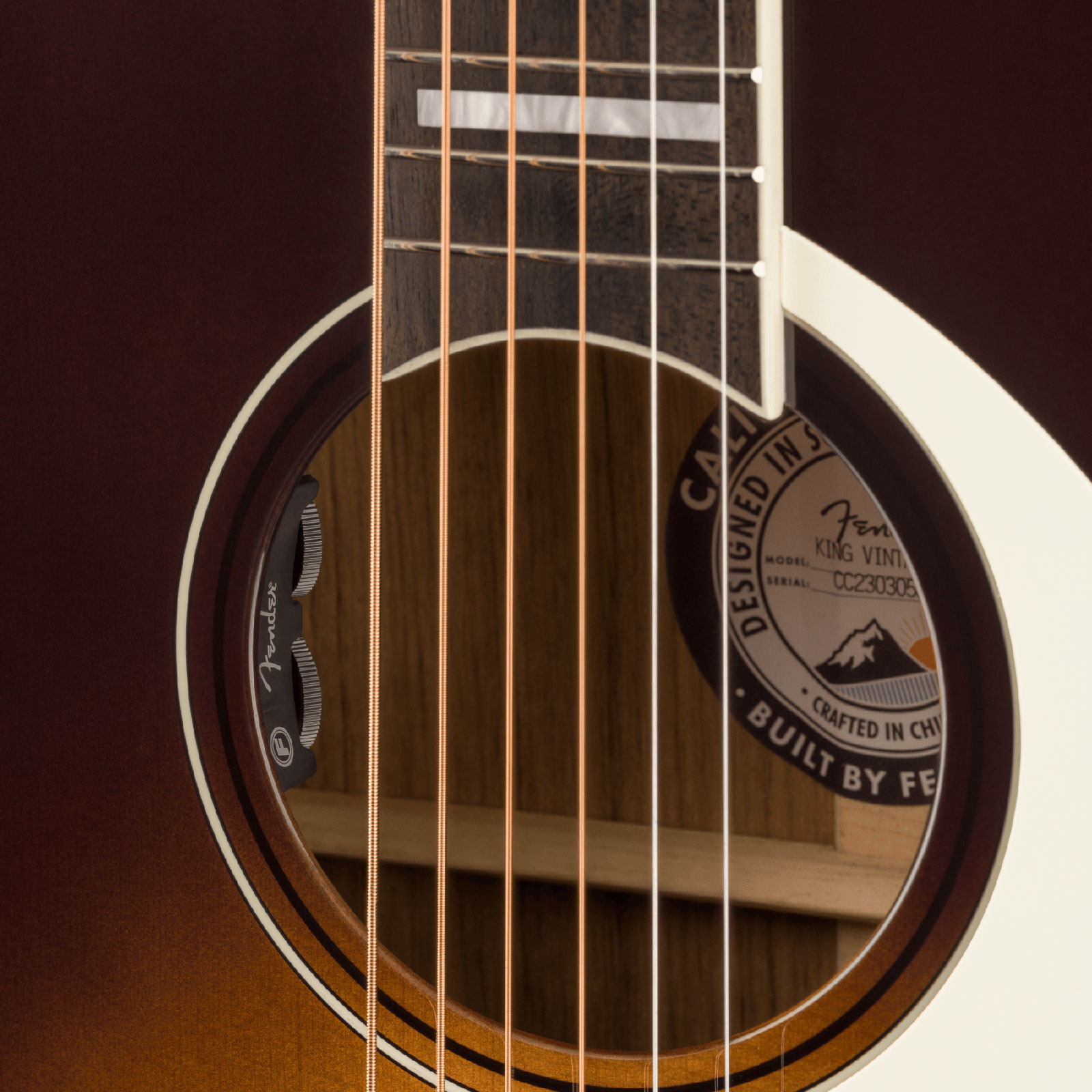 Fender King Vintage California Dreadnought Epicea Ovangkol Ova - Mojave - Guitarra electro acustica - Variation 3
