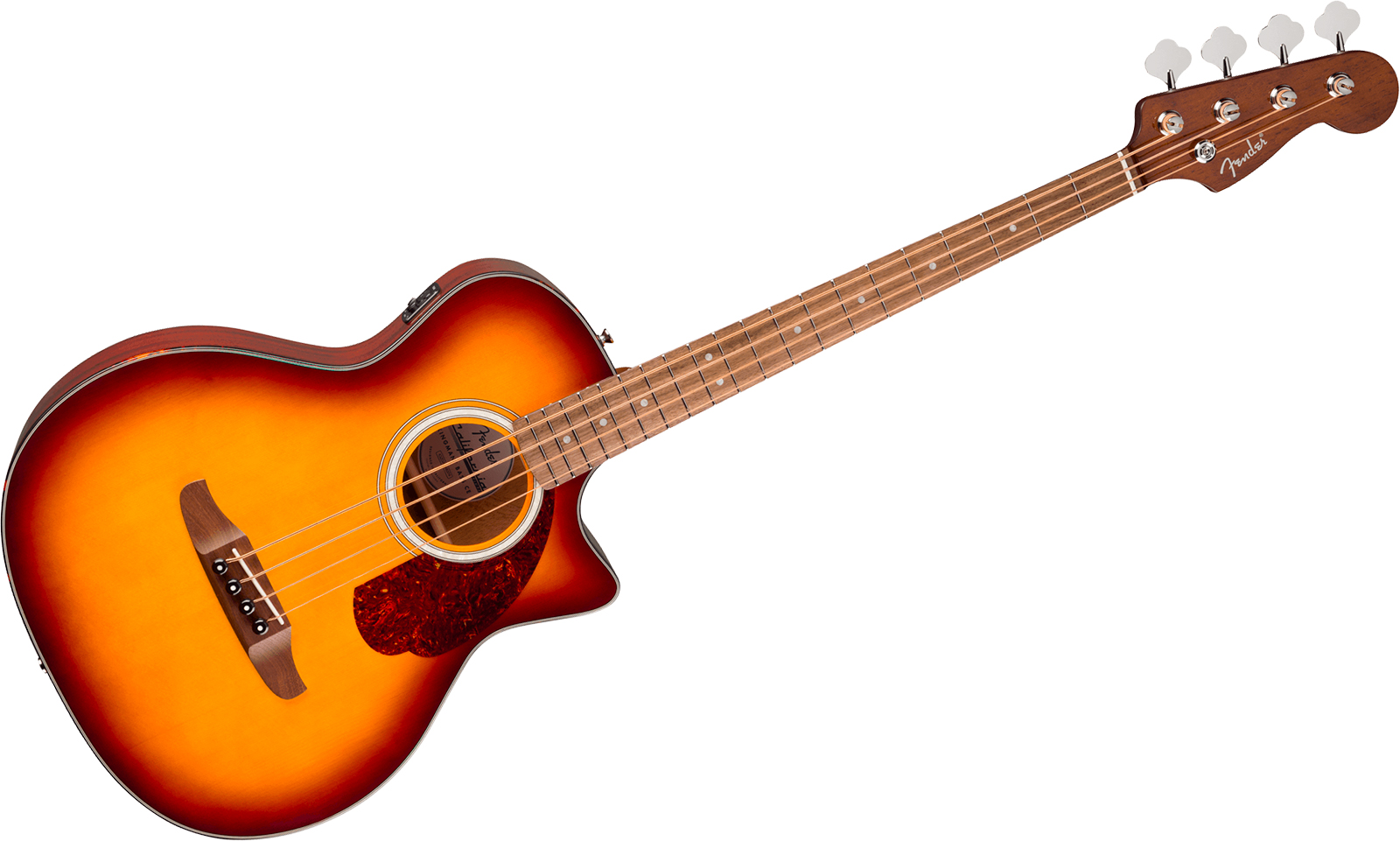 Fender Kingman Bass Deluxe Ce California Cw Shsc Epicea Acajou Noy - Honey Sunburst - Bajo acústico - Variation 1