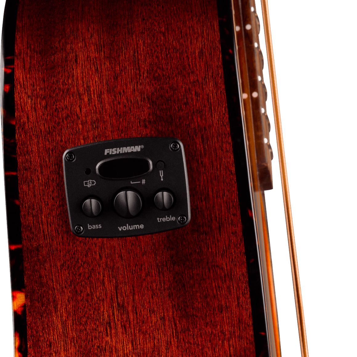 Fender Kingman Bass Deluxe Ce California Cw Shsc Epicea Acajou Noy - Black - Bajo acústico - Variation 3