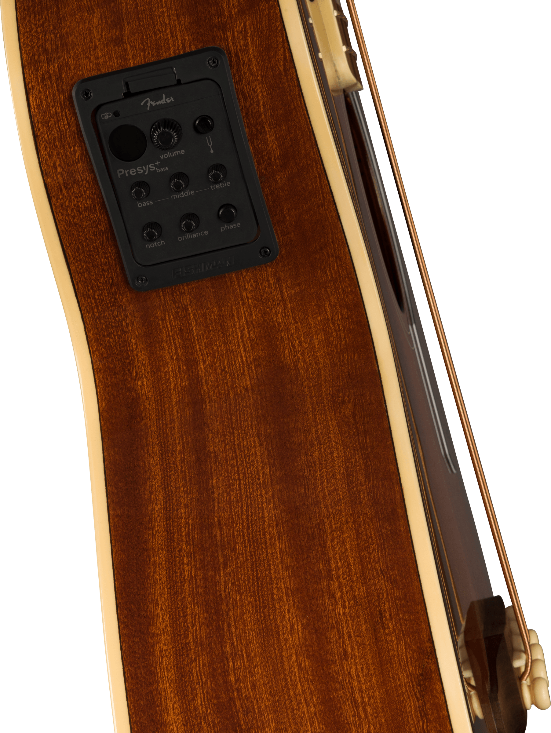 Fender Kingman Bass Sce Dreadnought Cw Epicea Sapelle - Shaded Edge Burst - Bajo acústico - Variation 4