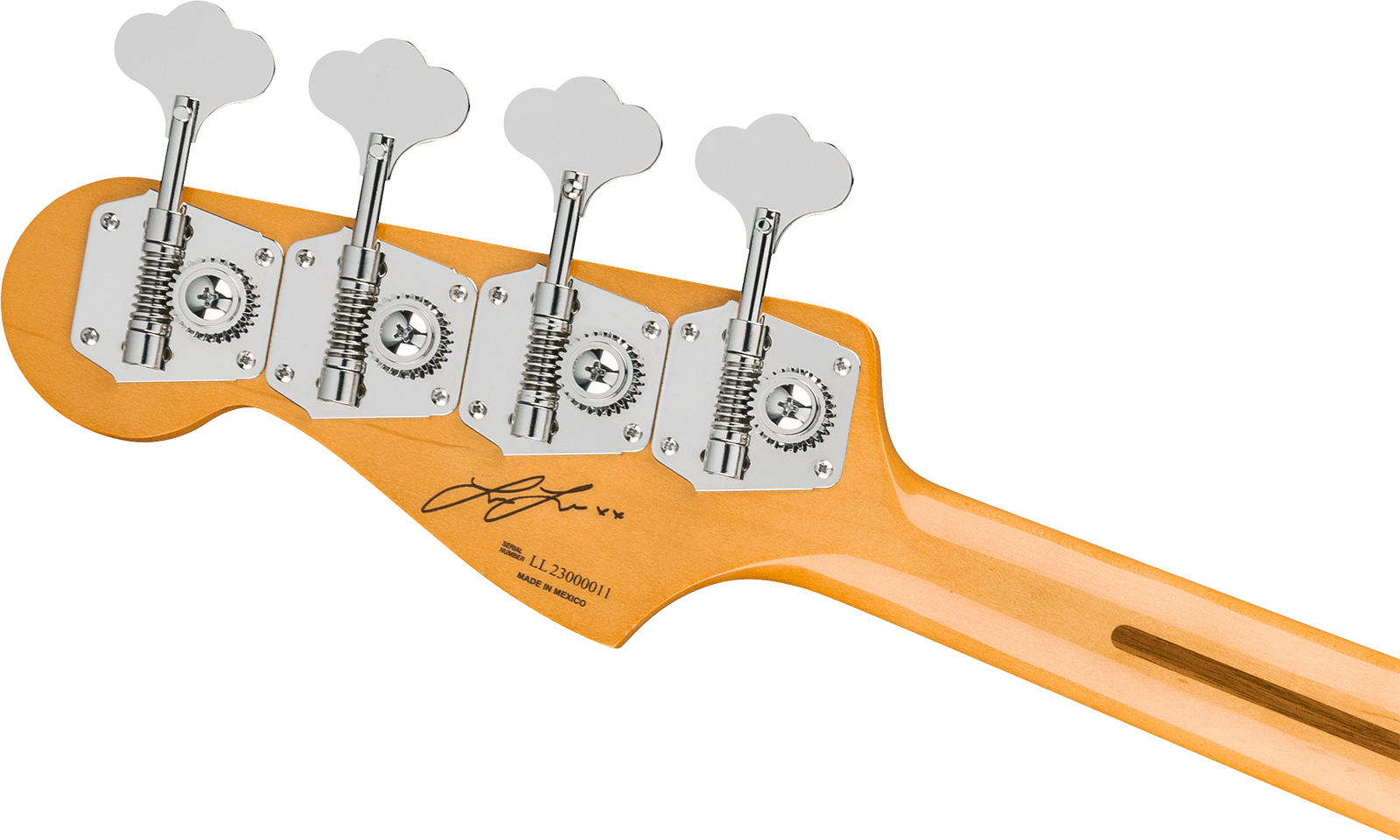 Fender Laura Lee Jazz Bass Mex Ltd Signature Rw - Vintage White - Bajo eléctrico de cuerpo sólido - Variation 3