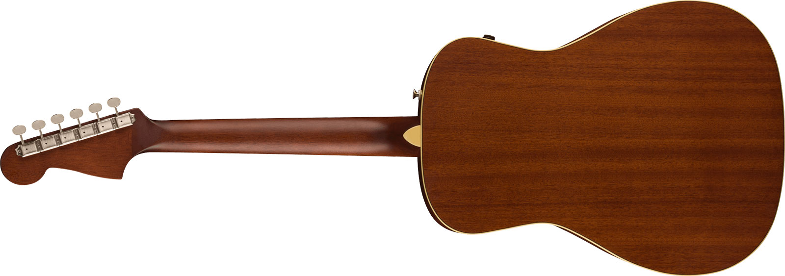 Fender Malibu Player 2023 Parlor Epicea Sapele Wal - Olympic White - Guitarra electro acustica - Variation 1