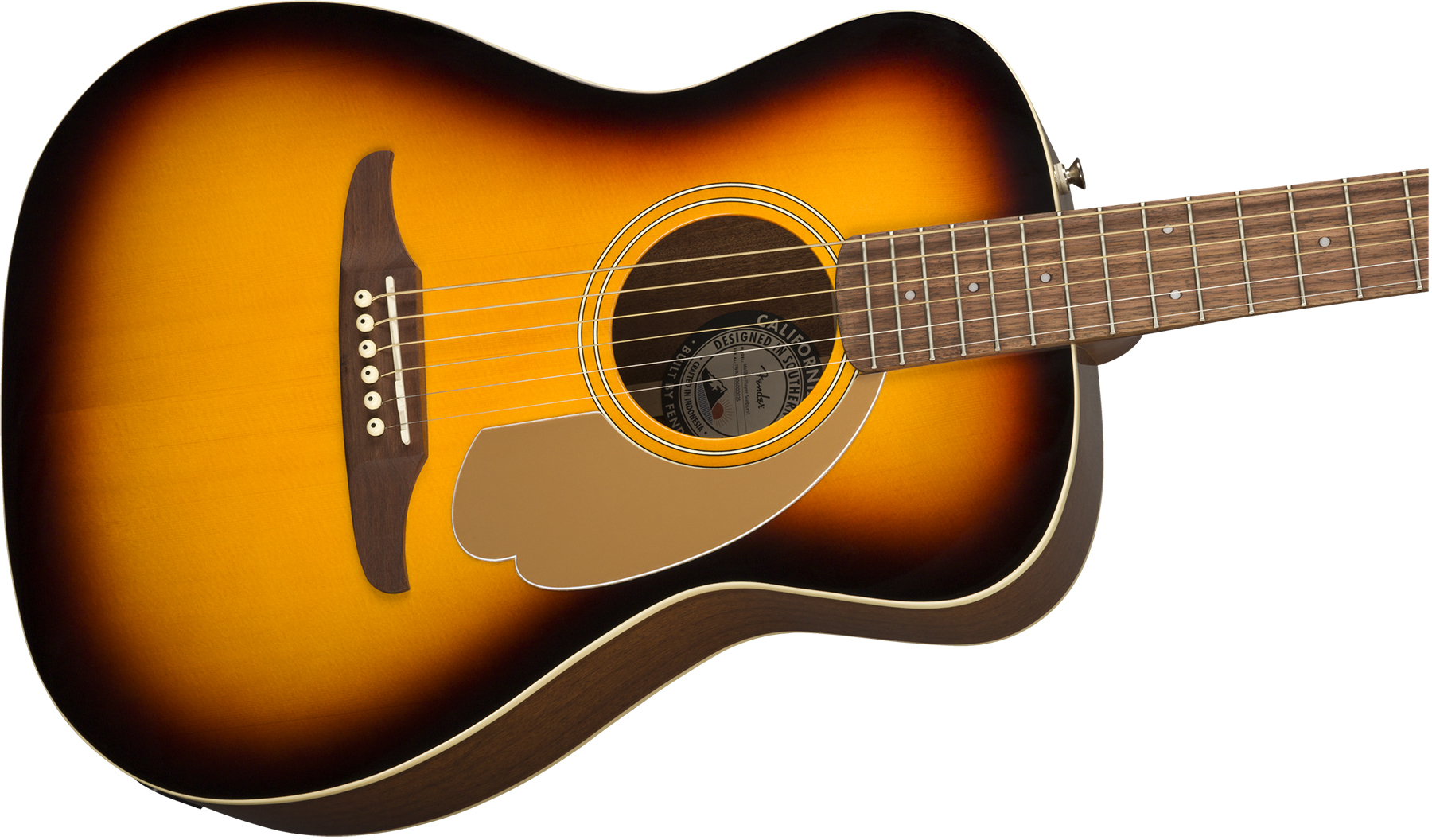 Fender Malibu Player Concert Epicea Acajou Wal - Sunburst - Guitarra electro acustica - Variation 2