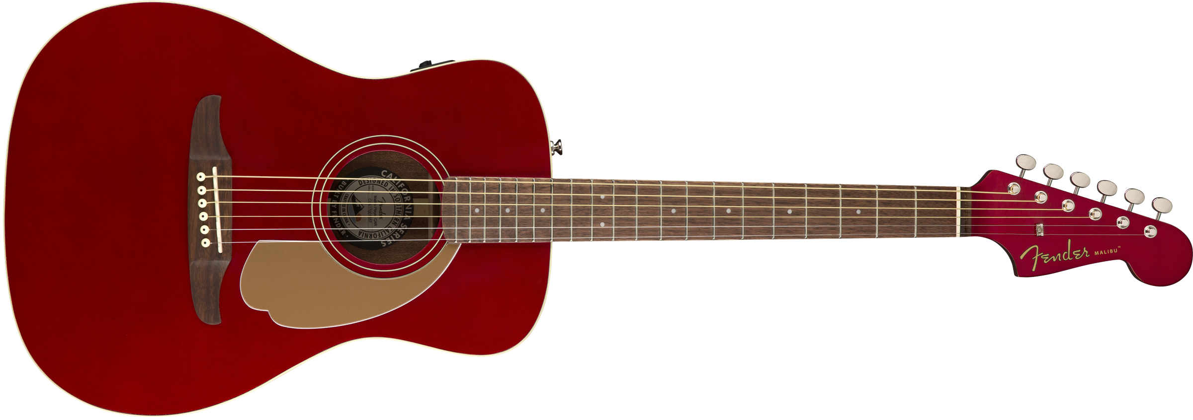 Fender Malibu Player - Candy Apple Red - Guitarra acústica & electro - Variation 1