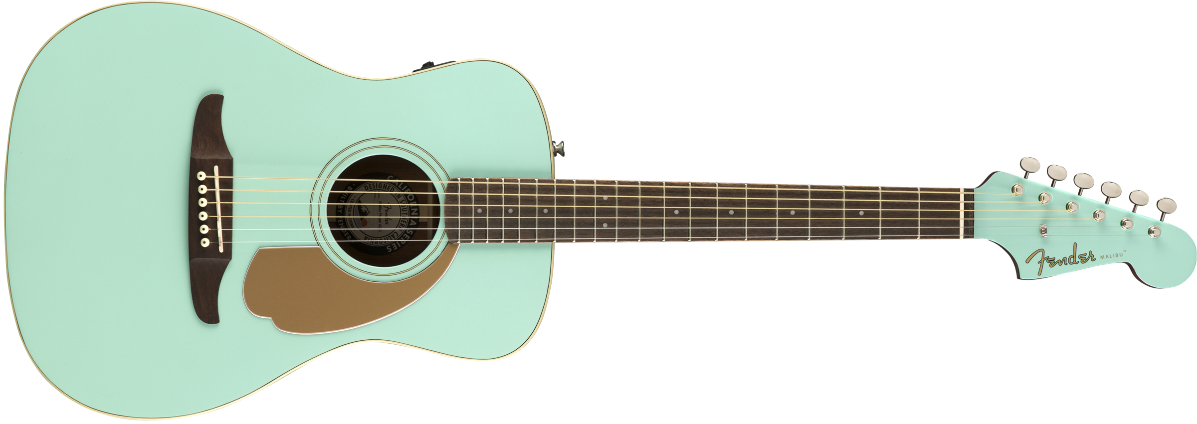 Fender Malibu Player Concert Epicea Acajou Wal - Aqua Splash - Guitarra acústica & electro - Variation 1