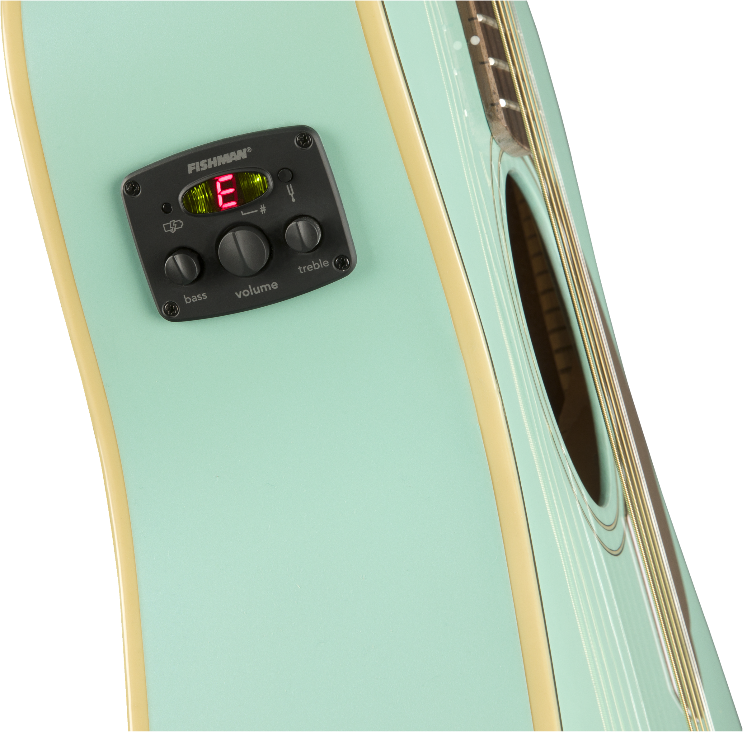 Fender Malibu Player Concert Epicea Acajou Wal - Aqua Splash - Guitarra acústica & electro - Variation 3