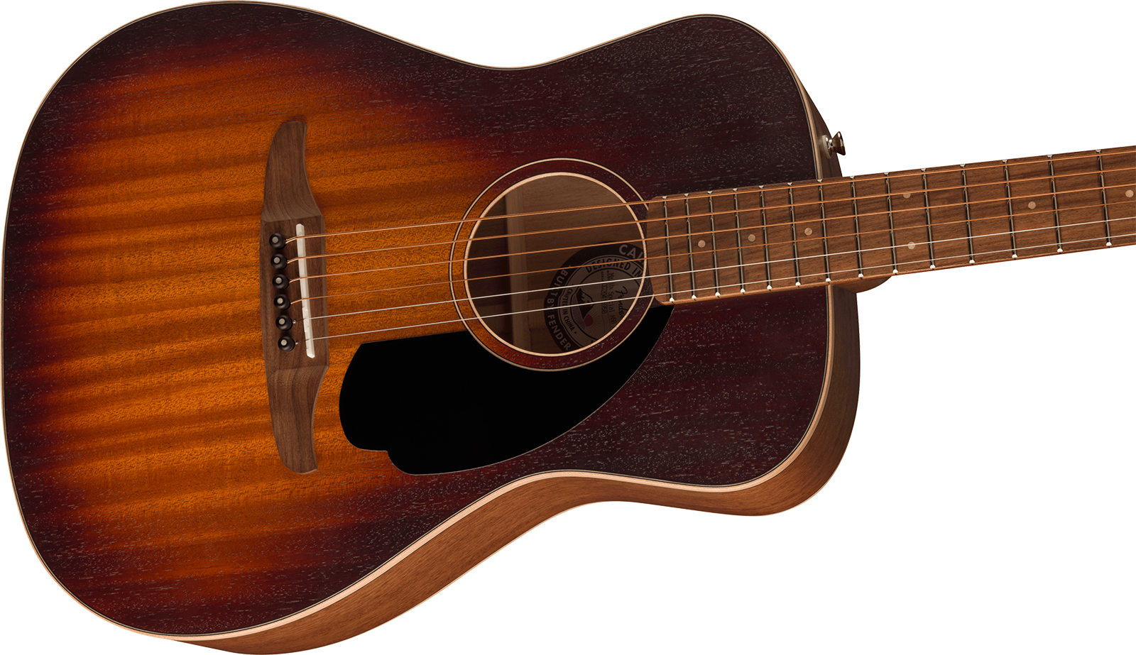 Fender Malibu Special California Parlor Tout Okoume Pf - Honey Burst - Guitarra electro acustica - Variation 2